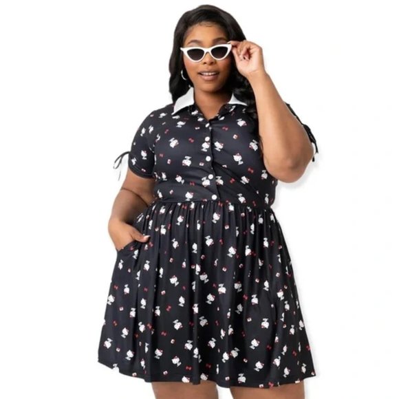 Unique Vintage Dresses Nwt Unique Vintage X Hello Kitty Brady Dress